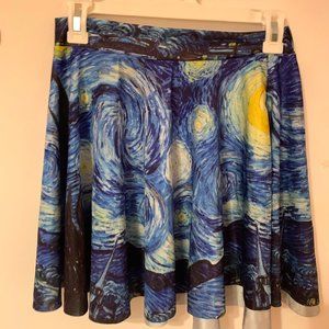 Van Gogh Skater Skirt